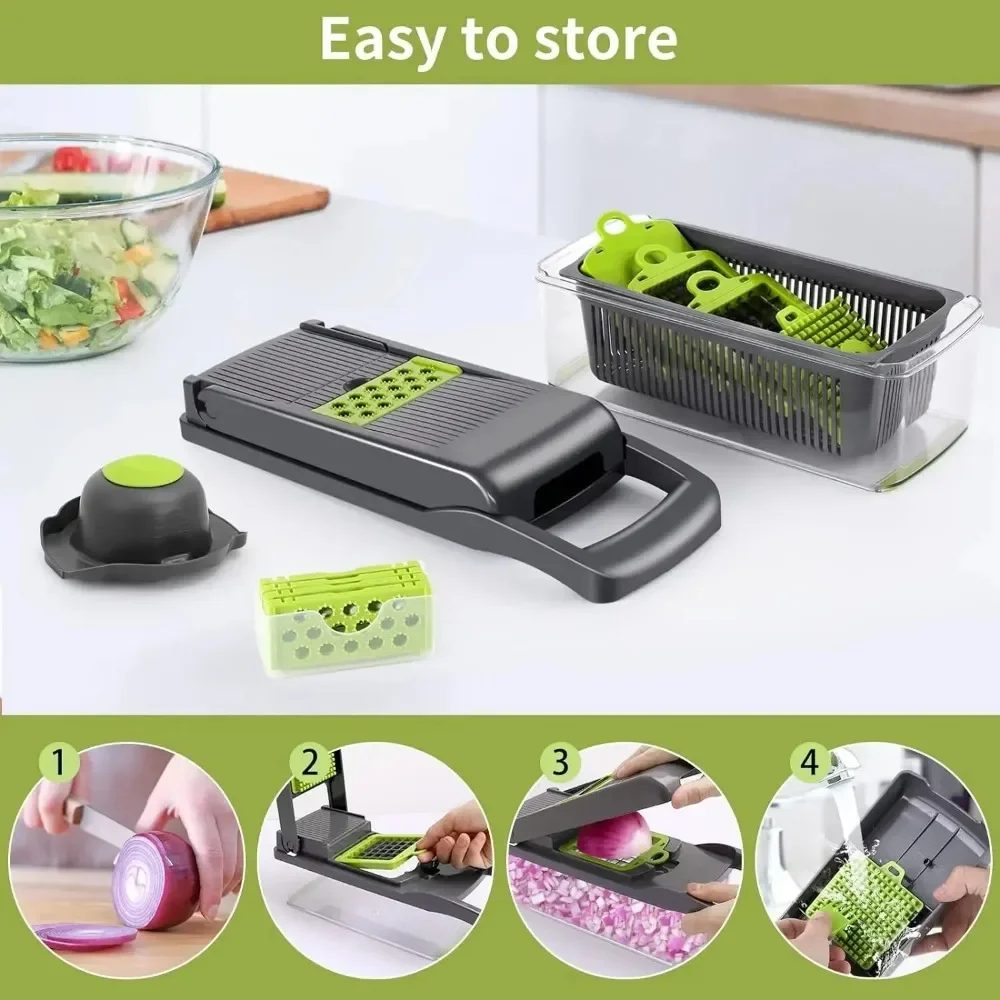 Multi-Blade Vegetable Chopper photo 3